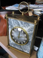 Sowjetische Tischuhr Marmor