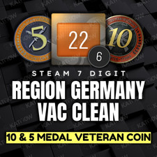 7 DIGIT STEAM ACC 22 YEAR OLD