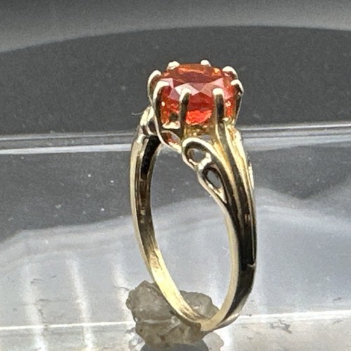 14k gelbgold ring rund - gelbgold,