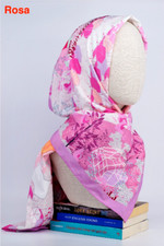 Set aus 3 Seiden-Hijabs mit