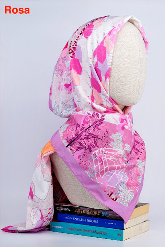 Set aus seiden hijabs mit - set,