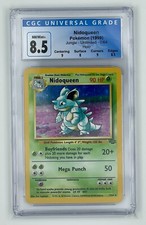 Pokemon Nidoqueen #7 / Jungle Holo Englisch / CGC 8.5 wie PSA