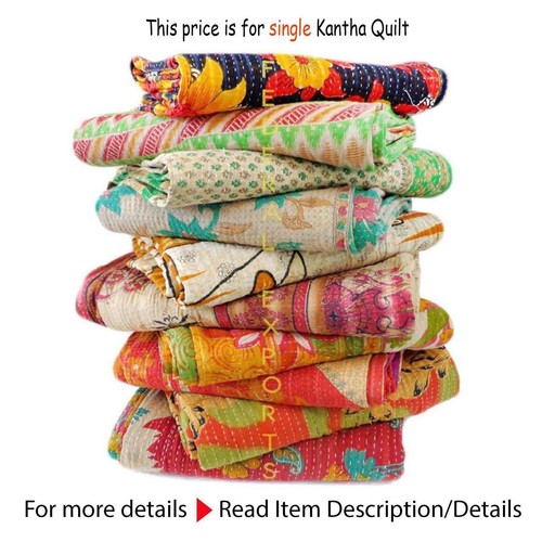 Vintage überwurf kantha quilt - Überwurf,