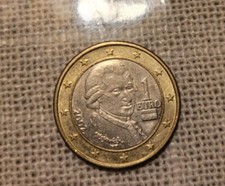 1 - Euro Münze aus Österreich 2002  Mozart - EUROEINFÜHRUNG  oder 2008 oder 2023