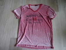 Napapijri Herren T-Shirt, Gr. XXL (52), rosa, wenig getragen, top, kurzarm