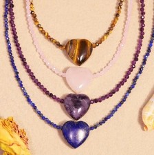 EDELSTEIN Herz Collier