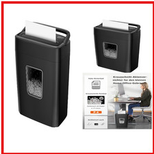 Papiervernichter mit Sicherheitsstufe P-4 | 5x14 mm Kreuzschnitt