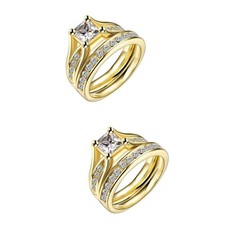  2 Pack Hochzeit Ringe