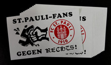 10x FC St. Pauli Aufkleber