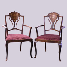 2 antike Jugendstil Stühle