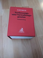 Sartorius Verfassungs- und Verwaltungsgesetze Stand: 15. Oktober 2019 (124. EL)