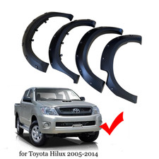 Kotflügel Radlauf Verbreiterungen für Toyota Hilux 2005-2014 4 Türen Bruchsicher