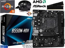 Aufrüstkit PC Bundle AMD Ryzen 5 3400G bis 32GB DDR4 mit TPM 2.0 ASRock B550M