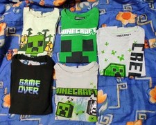 Jungen Set 5 Minecraft T-Shirt