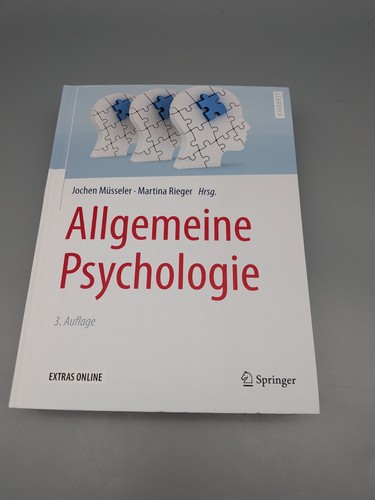 Allgemeine psychologie von - allgemeine,