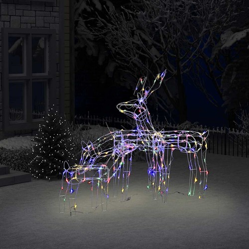 Weihnachtsbeleuchtung rentiere - weihnachtsbeleuchtung,