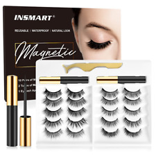 Magnetische Wimpern - INSMART 2 Tuben Magnetic Eyeliner 10 Paare Verschiedene Ar