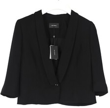 Cop Copine Amil Blazer Damen (Eu) 42 Schal Revers Gekürzt Schwarz