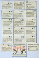 1 Streichholzetiketten-Satz mit Allianz-Werbung