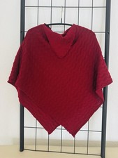 poncho damen winter 100%