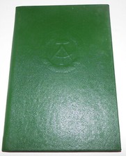 Grünes Kassenbuch ohne Eintrag aus der DDR   (1)