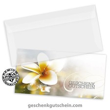 Gutscheinkarten "DINlang" mit