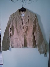 Damen Lederjacke, Vivien Caron, beige, Gr. 36, Nr. 238