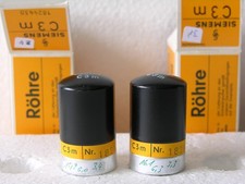 C3m Siemens tube Röhre pair NOS