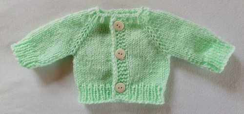 Strickjacke für puppen 36cm - strickjacke,