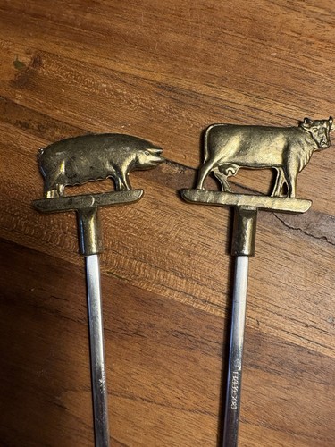 Vintage grillspiesse er - grillspiesse,, 4-er