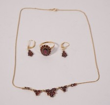 4-tlg. Schmuck Set 333 Gold