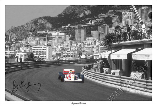 Ayrton senna signiert - senna,