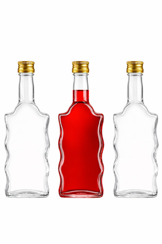 Wodkaflasche glasflasche - wodkaflasche,