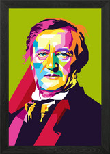 Richard Wagner gerahmtes