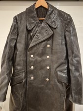 Berliner Feuerwehr , original Ledermantel , BF Berlin von 1953