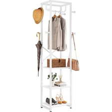 Garderobenständer Kleiderständer Metall Industrie Stil freistehend Schuhregal