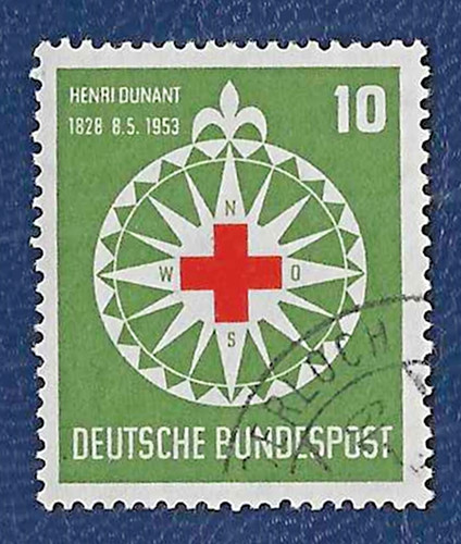 Frühe deutsche bundespost - deutsche, aus