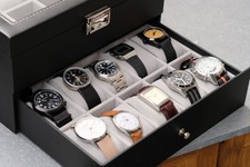 Uhrensammler Starter Set - Uhren Konvolut in Uhrenbox - Seiko, Casio, Braun