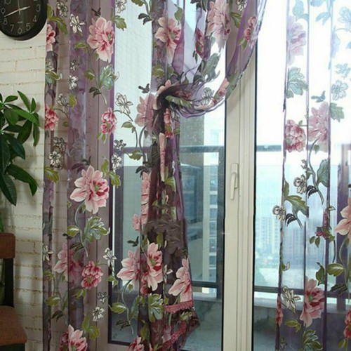 Floral mesh net vorhang - mesh,