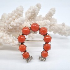 Antike Brosche 800 Silber