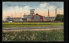 Moers, Ansichtskarte, Kohlenmine Rheinpreussen 1923 