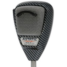 ASTATIC 636L Dynamic CB-Mike mit Carbon Optik - 4-pin President Belegung