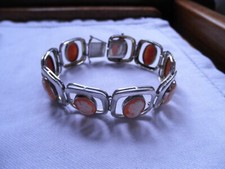 Kameen-Armband,800 er Silber