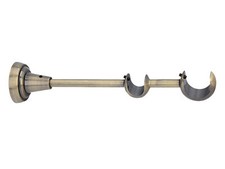 Sento Metall Zubehör für Ø 25 mm Gardinenstangen in Messing Antik