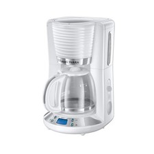 RUSSELL HOBBS Kaffeemaschine Inspire White 24390-56 Glas Timer 10 Tassen 1000 W