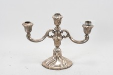 C26S69- Silber 835 Kerzenleuchter 3-flammig Bruckmann