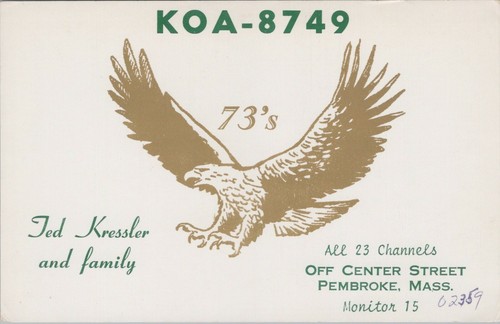 Vintage radio qsl - cb,