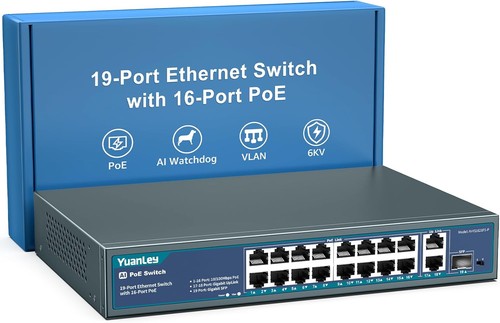 Yuanley port poe switch mit - yuanley,