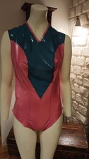 Latex Body, Rosa Blau Transparent, Unikat, Größe M