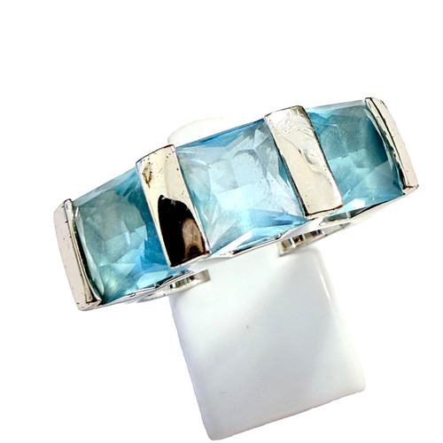 Swarovski ring mit - ring, hellblauen
